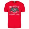 T-shirt Motorcycle New York (röd)